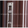 Double porte avec fenêtre extérieure de sécurité Steel Metal Door (W-SD-02)